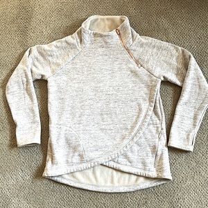 Athleta, side zip sweatshirt size small